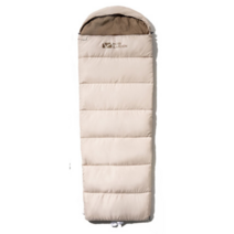 모비가든 캠핑침낭 후드타입, 베이지(바로발송)