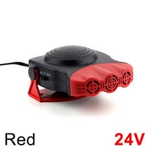 무시동히터 차박 캠핑보일러 150w dc 12v car 2 in 1 auto 난방 및 냉각 따뜻한 팬 뜨거운 바람막이 휴대용 신속하게 서리 제거 장치 자동차, 빨간색 24v