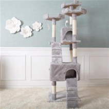 더조은 캣타워 P170, 그레이, 4개