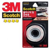 3M 플라스틱 금속 강력 VHB 롤 양면테이프 메탈 스틸 폼테이프 쓰리엠 장난감MZ+1590, 상품선택