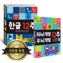 삼성출판 한글 12주 세트 좌뇌개발우뇌개발 덧셈뺄셈 받아쓰기 구구단곱셈기초 / 창의미술 유아학습지 3권세트 4권세트, 받아쓰기 12주 세트 - 전3권