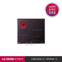 엘지(LG) [LG][공식판매점] DIOS 하이브리드 3구 전기레인지 블랙 BEY3MST(빌트인전용), 상세 설명 참조, 폐가전없음
