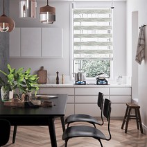 햇빛 Decopedia 윈도 전동 롤러 블 드 제작 지 블 드 슬라이딩 도어용 낮과 밤 차단 블 드, China, Custom(1 m2), JL3305 Striped