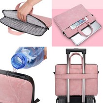 노트북 파우치 크로스백, 15.6인치-그레이