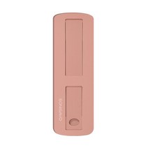 손이가요 밴드팡슬림 핸드폰 부착식 핑거 그립 홀더 무선충전 폰스트랩 거치대, 4) 기본_핑크, 1개