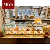 빵집 베이커리 쇼케이스 강화유리 제빵 전시 진열장, 맞춤형 베이커리 커피숍 베이커리 캐비닛