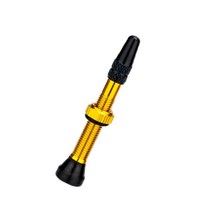 자전거 튜브리스 프레스타 에어 밸브 스템 구리 튜브리스 프레스타 밸브 스템 도로 자전거용 값 캡이 있는, 옐로우 40mm, 40mm 60mm, 알류미늄