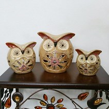 꽃나비부엉이캔들홀더, 꽃부엉이