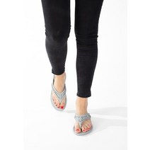 Minnetonka 미네통카 실버손 프리즘 티바 샌들 그레이 여행용슬리퍼