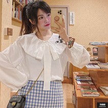 가바바 여성 블라우스 러블리한 간결하고 아담한 어디에도 매치가 될만한 블라우스 G59234