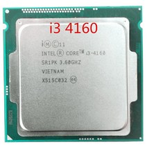 인텔 i3-4160 프로세서 (3M 캐시 3.60 GHz) 듀얼 코어 LGA1150 i3 4160 데스크탑 CPU 54W SR1PK 산산조각
