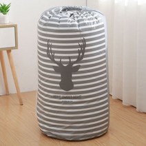 대형 이불정리 주머니 방수 수납함 보관 파우치, 이불수납-사슴, 1개