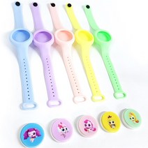 티니핑 모기팔찌 캐릭터 썸머 모기밴드 LED 모기퇴치 시계 1+1 (랜덤X), 방글(블루)