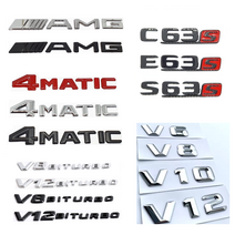 벤츠 엠블럼 모음 C63S E63S S63S 4matic AMG V6 V8 V10 V12 바이터보, 5. AMG 크롬