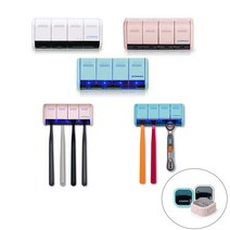 [휴대용칫솔살균기증정] 울트라웨이브 UVC LED 4인용 칫솔살균기 TS-04 무선 벽걸이칫솔소독기 면도기살균, 화이트, TS04_화이트+TS02_화이트