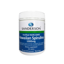 샌더슨 하와이안 스피루리나 1000mg 영양제 300정 항산화 면역력 체중감소 스피룰리나 스피리루나