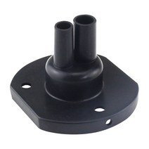 캠핑카 부품 유로파이터형 트레일러 튜브 고무패드 고무커버 방진콘센트 패드 룸카 부품 개조 00191507, 2개의 구멍, 2개 공