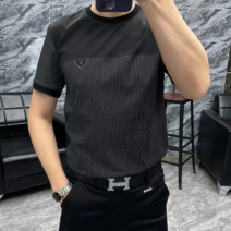 남자여름패션 2023 남성 유럽 상품 반팔 트렌드 스타일리쉬 슬림 티셔츠 멋진 4993605456