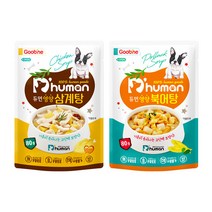 듀먼 굽네 강아지 보양식 2종, 1set, 삼계탕+북어탕