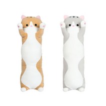 긴 베개를 자고있는 소년과 소녀를 위한 고양이 플러시 장난감 귀여운 침대 슈퍼 부드러운 인형 남성-134316, 옵션15, 90cm [스페셜 오퍼] [1일 10개 한정판]
