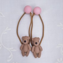 베베까꿍 유아방울 여아방울 어린이 초등학생 매트 곰돌이 방울 헤어링