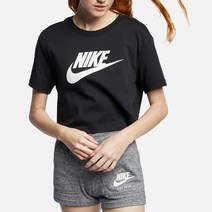 나이키 우먼 NSW 퓨추라 크롭 반팔티 BV6176-010