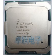 CPU 컴퓨터씨피유E5 2680V4 오리지널 인텔 제온 CPU 프로세서 2.40GHz 14 코어 35M 14NM V4 FCLGA2011-3 TP