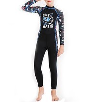 Kids Wetsuit Simple Comfortable Quick Drying Sun Resistant Child Wet Suit Kid Swim Clothing Swimming, [06] Black  GirlS