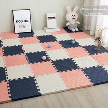 두꺼운 퍼즐 매트 놀이 2.5 cm 어린이 연결식 운동 타일 러그 바닥 완구 카펫 소프트 등산 패드 EVA, ipicture color_3 pcs 30cm by 2