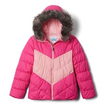 Columbia 여아용 북극 블래스트 재킷 네온 선라이즈야행성선글로우 2T