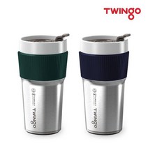 트윙고 G텀블러 데스크 세라믹 텀블러 350ml, 상세설명 참조, 블루