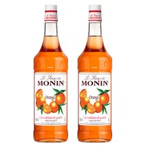 모닌 오렌지 시럽 1000ml 2개, 단품