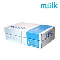 밀크 A3 복사용지(A3용지) 80g 1250매 1BOX