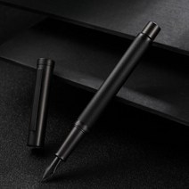 홍디안 BTS RM 1850 고급 만년필 세트, 1.0mm, BTS RM 고급 만년필 블랙