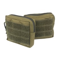 와일드독 커스텀 파우치가방 밀리터리 파우치, S, 카키