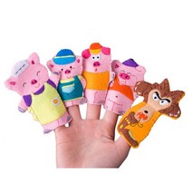 아빠랑 인형극 돼지삼형제 손가락인형 영유아완구 동화구연인형