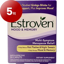 Estroven 에스트로븐 스트레스 플러스 무드 & 메모리 30정, 5팩