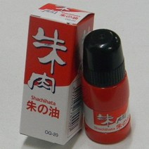 [ILU∂] 사치하타 모루도 인주 리필용 인주액 원형 도인주 스탬프 사무용 도장 고급 가정용 휴대용_№5073EA, 옵션없음[^%&]
