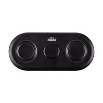 45 플라이토 멀티플 25W 고속 3in1 무선 충전기, 1개, 갤럭시용 블랙