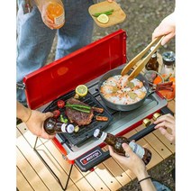 버너 2구 스토브 일체형 캠핑 조리 취사 야외 차박, 본품