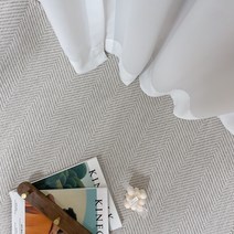 유월상점 먼지없는 헤링본 st 대형 작은 거실러그 침실 카페트