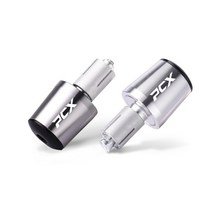 pcx튜닝용품 혼다pcx pcx125 PCX 22mm 오토바이 핸들 바 그립 엔드 캡 끝 플러그 혼다 125 150 PCX125 2010, 04 Silver