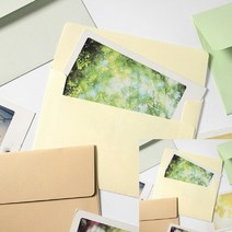 TWKL 파스텔 청첩장 엽서봉투 100장입, 그레이