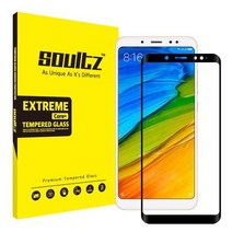 솔츠 샤오미 홍미노트5 풀커버 강화유리 방탄 보호필름 5PRO, 상세페이지 참조