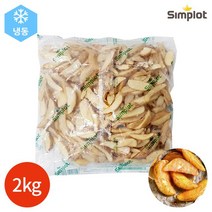 (수입)심플로트코리아 심플로트 10컷 랜치 웨지 반달 감자 2kg x 1봉, 단일옵션