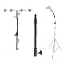 플래쉬 조명 연장 플랙시블 암 스피곳 브라켓 스탠드, 라이프허브 본상품선택