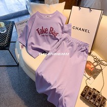 명품 수입 의류 st 투피스 세트 반팔 코디 여름 여성 수트! 커스텀~ 무지 YLSZ