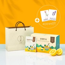 다정헌 과일청 블렌딩티 유자민트티 선물세트(쇼핑백+메시지카드증정), 유자민트티 1BOX(쇼핑백+메시지카드), 감사