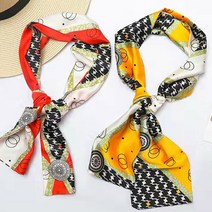 [스카프링]디아픽 2color 봄 가을 여성 데일리 타이 사각스카프 여자 롱스카프 긴스카프