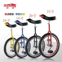 알루미늄 합금 원 바퀴 손수레 균형 자전거 자전거 어린이 성인 곡예-96436, 단일옵션, 04. 16 인치 블랙 + 브래킷